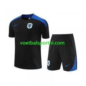 Nederland Kind Zwart Trainingsshirt 2024